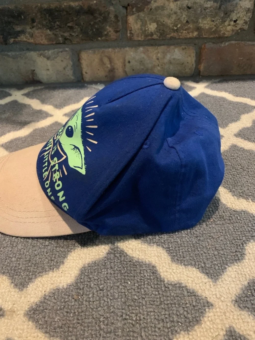 The Force is Strong With This Little One Baby Yoda Star Wars Boys Hat